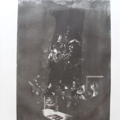 Bild vergrößern: 1976 Hommage a Rembrandt R1358