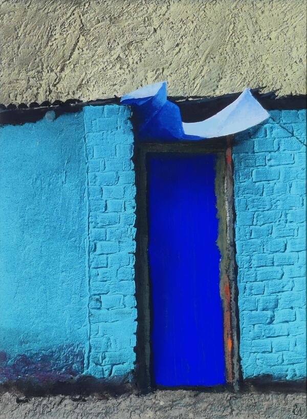 Bild vergrößern: Die blaue Tür, 1999