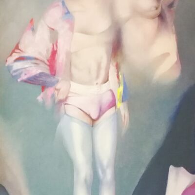 Bild vergr&ouml;&szlig;ern: Der Transvestit, 1968, &Ouml;l auf Leinwand
