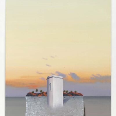 Die Insel des zweiten Gesichts, 1976, &Ouml;l auf Leinwand
