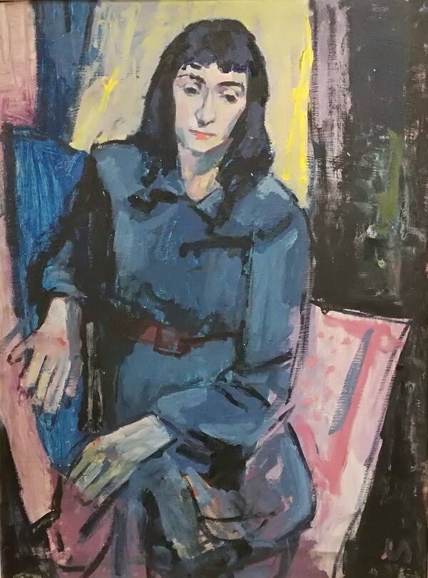 Bild vergr&ouml;&szlig;ern: Dorothea, 1951, �l auf Hartfaser
