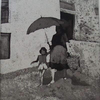 Bild vergrößern: Schwarzer Sonnenschirm, 1963